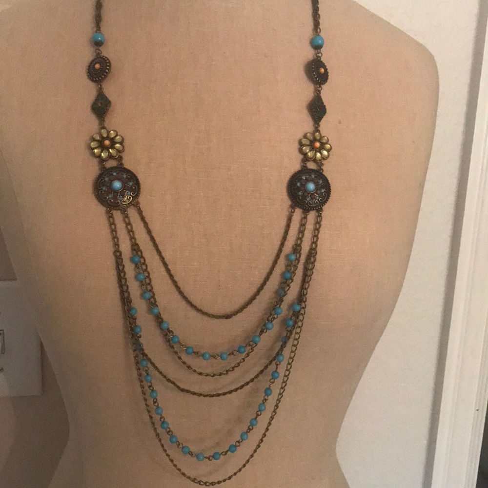 Boho style necklace - Picture 2 of 2